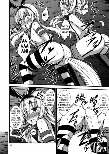 [Aikawa Ryou] Kuubo Wo-Kyuu-chan no Shimakaze Yuri Dorei Choukyou~Senkan Re-Kyuu no Shucchou SM Choukyou Hen~|Standard Carrier Wo-Class Shimakaze's Yuri Slave Training ~Battleship Re-class Official SM Training~ Fhentai.net - Page 13