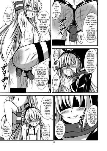 [Aikawa Ryou] Kuubo Wo-Kyuu-chan no Shimakaze Yuri Dorei Choukyou~Senkan Re-Kyuu no Shucchou SM Choukyou Hen~|Standard Carrier Wo-Class Shimakaze's Yuri Slave Training ~Battleship Re-class Official SM Training~ Fhentai.net - Page 18