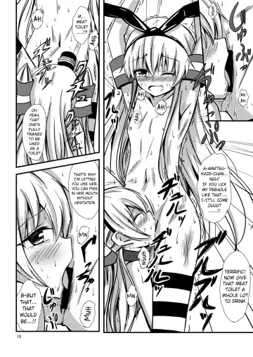 [Aikawa Ryou] Kuubo Wo-Kyuu-chan no Shimakaze Yuri Dorei Choukyou~Senkan Re-Kyuu no Shucchou SM Choukyou Hen~|Standard Carrier Wo-Class Shimakaze's Yuri Slave Training ~Battleship Re-class Official SM Training~ Fhentai.net - Page 19