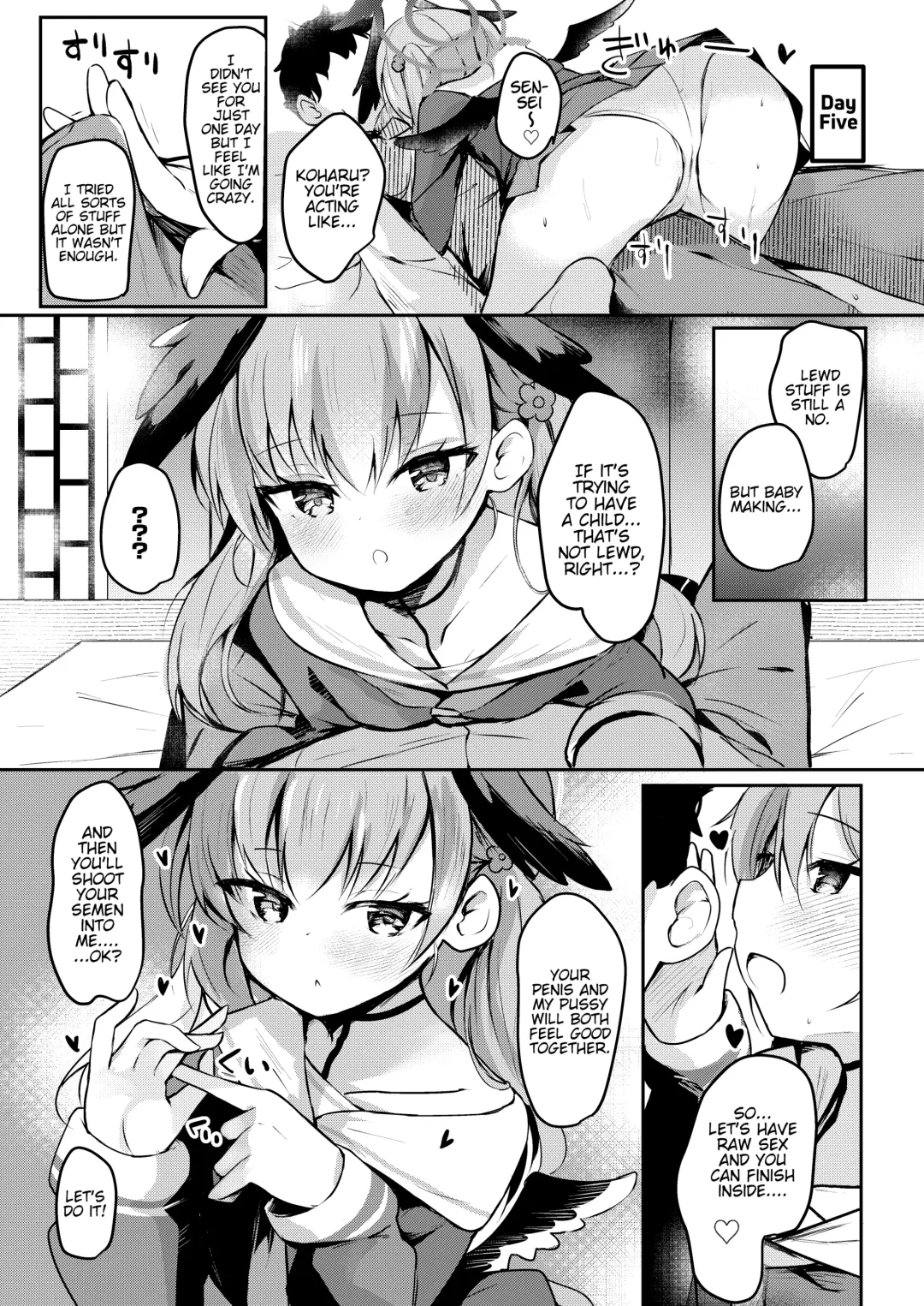 [Hinata Yuu] Ecchi nano wa Kinshi!? Koharu to Love Love Jirashi Play | Lewdness is Banned!? Lovey Lovey Tease Play with Koharu Fhentai - Page 10