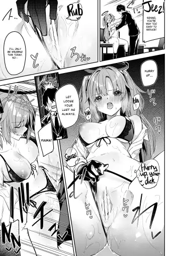 [Hetaren] Watashi ga Sensei no Musessou o Kyousei Shimasu! Fhentai - Page 15