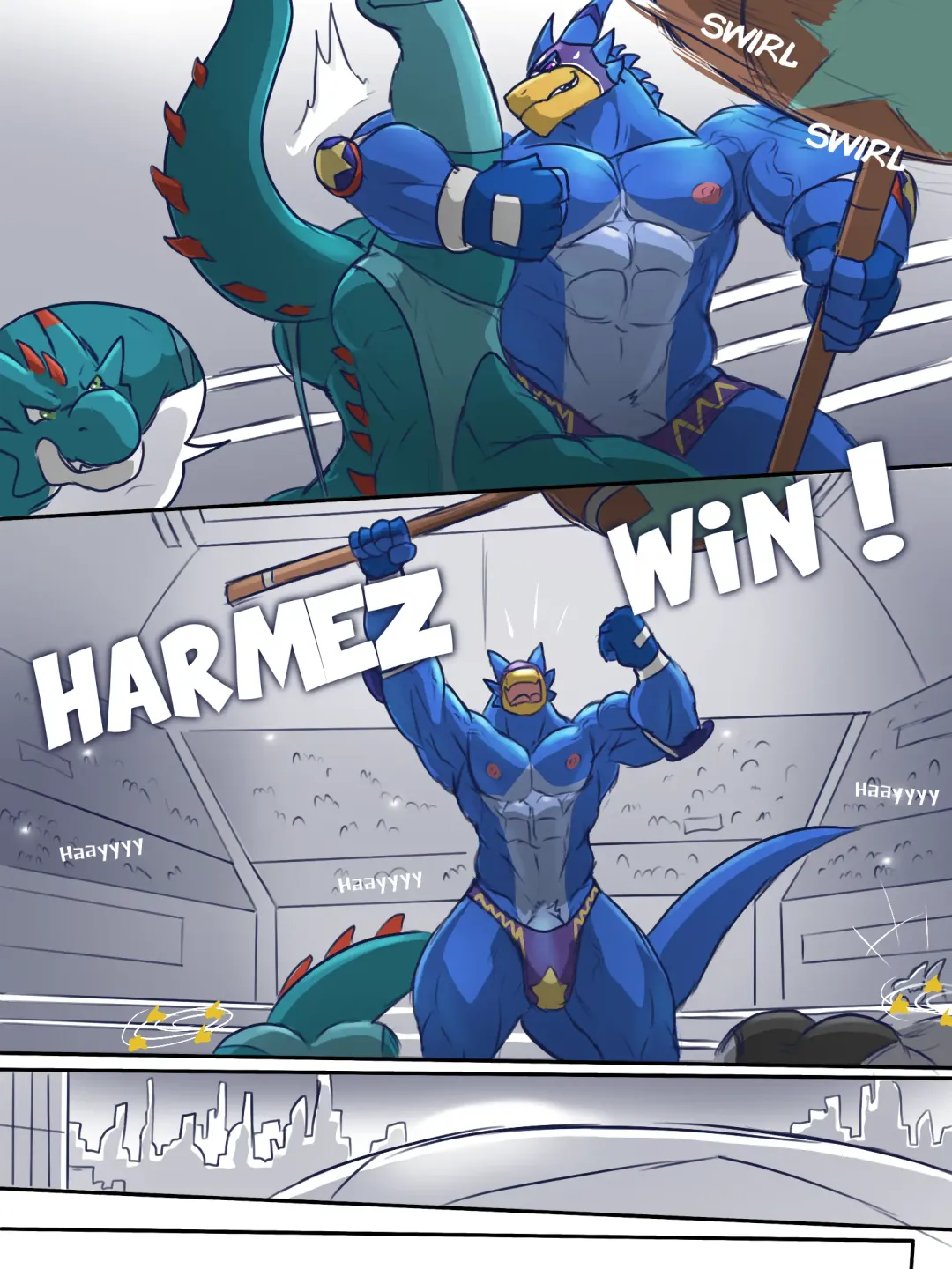 The Those... Wrestling Fhentai - Page 9