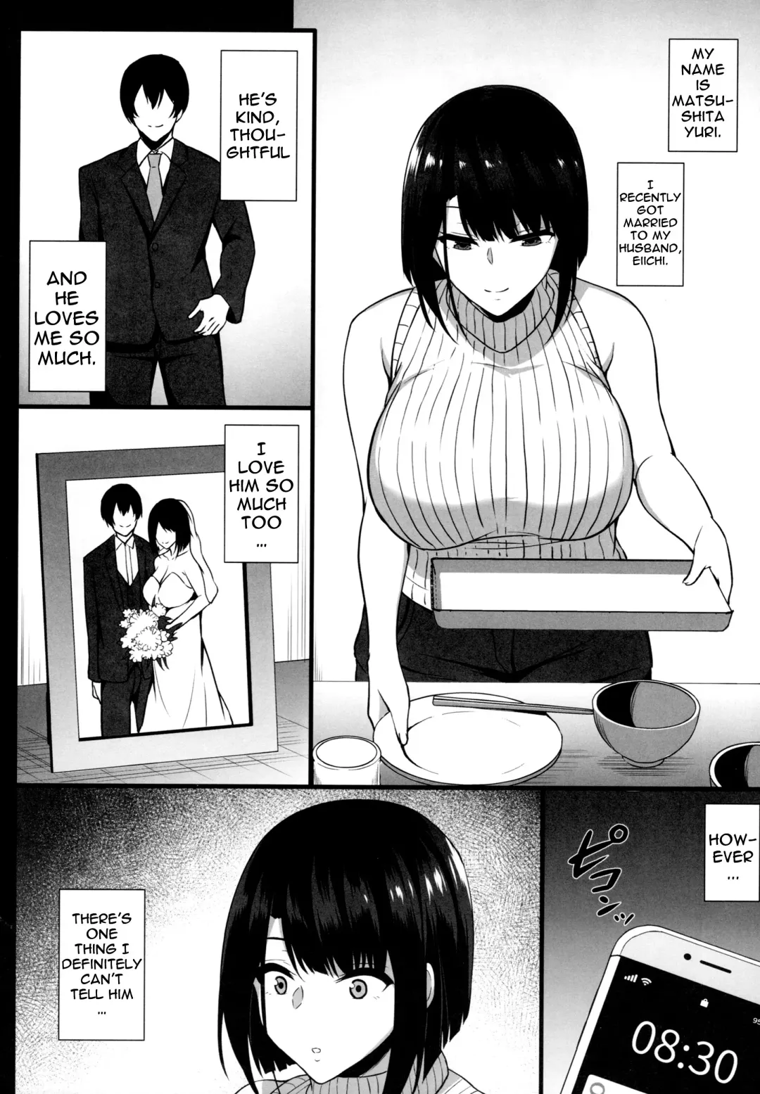 [Asami Yurumu] Shakkin Hensai no Tame ni Hitozuma ga Netorareru Ohanashi | This Wife Cheats On Her Husband In Order To Repay Her Debts Fhentai - Page 3
