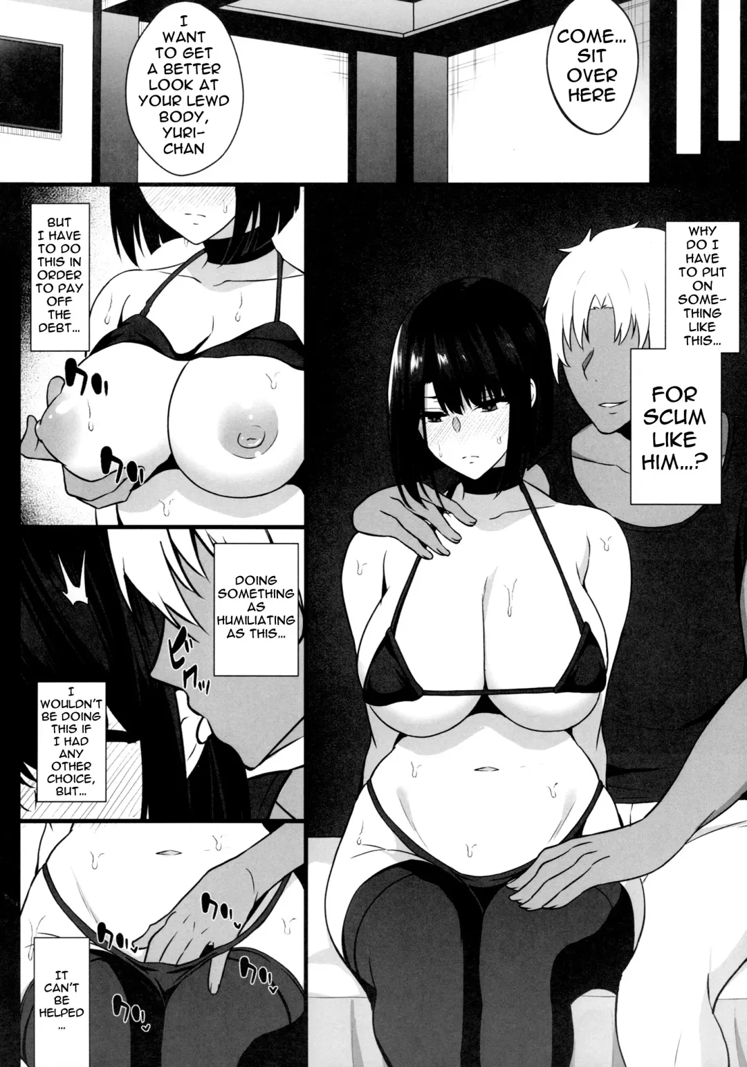 [Asami Yurumu] Shakkin Hensai no Tame ni Hitozuma ga Netorareru Ohanashi | This Wife Cheats On Her Husband In Order To Repay Her Debts Fhentai - Page 7
