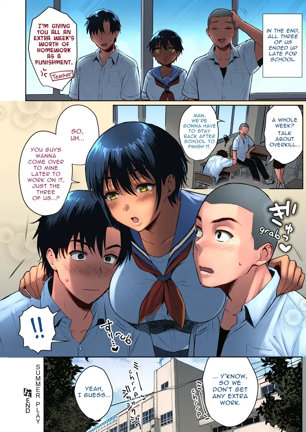 [Ame Arare] Natsu Asobi | Summer Play (decensored) Fhentai - Page 34