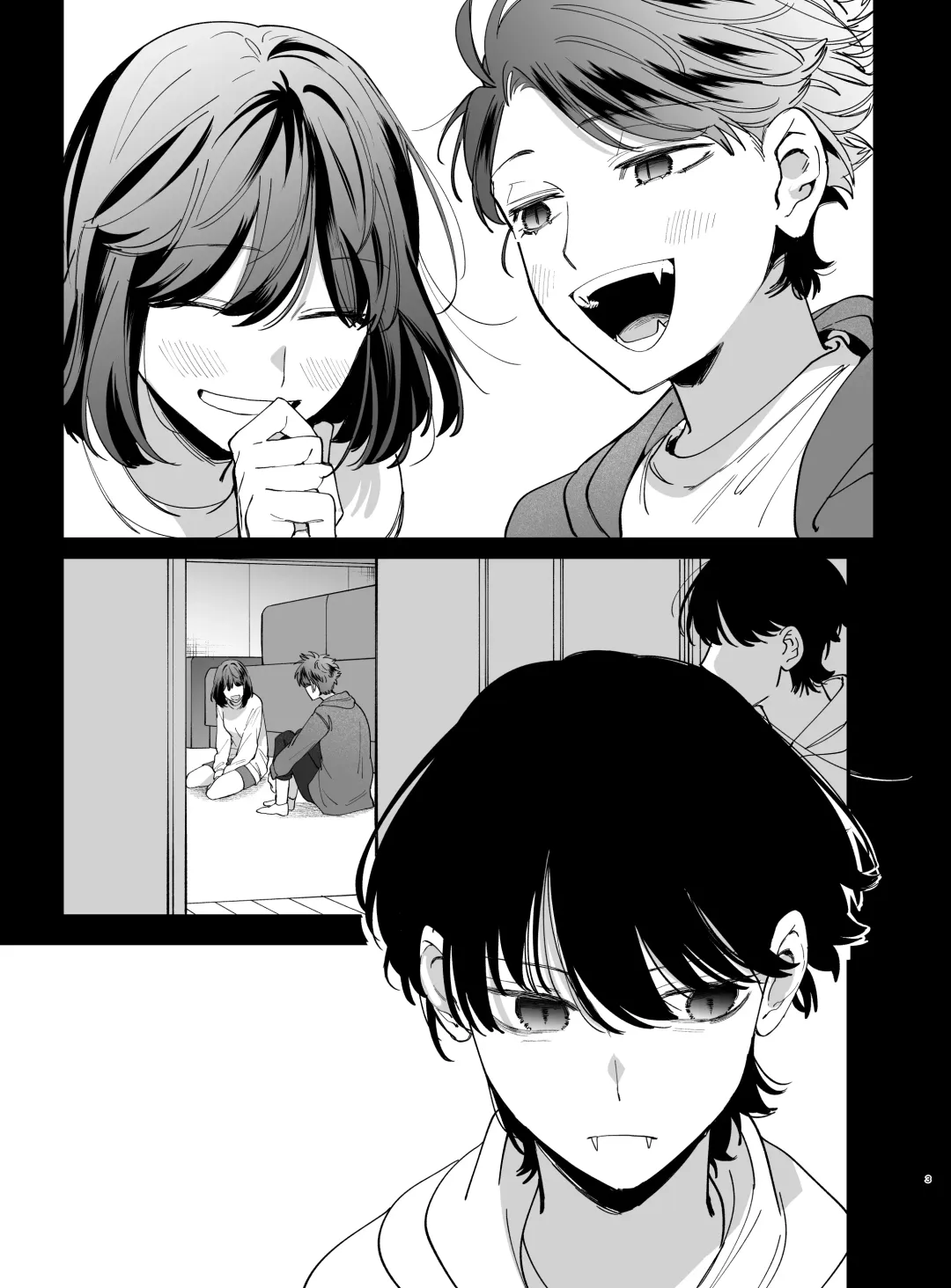 [Umekoppe] Sucked Dry By My Vampire Friend 2| Nekokaburi Kyuuketsuki ni Honenozui made Tabetsuku sareru 2 Fhentai - Page 3