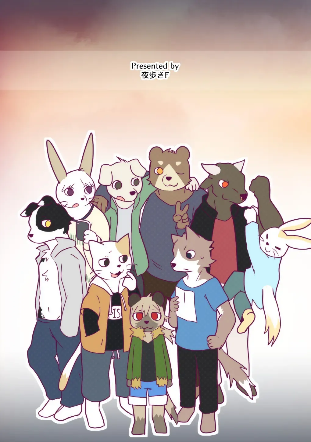 [Magunoro Momokan] Danshi Ryousei Tachi wa Koyoi mo Nakaga ii Fhentai - Page 30