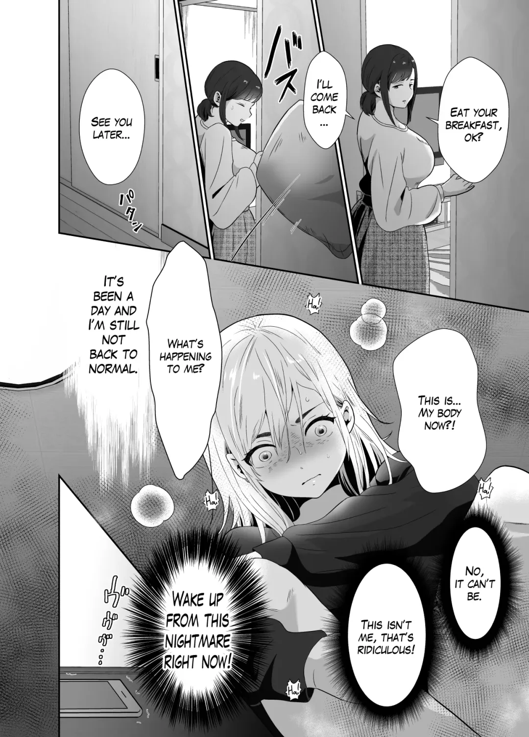 [Taguchi Monyata] Uwakisyou no Otto ni Seitenkan Kusuri o Nomase Tsuzuketa Kekka | The Results of Making my Adulterous Husband Continuously Drink a Gender-Bending Drug Fhentai - Page 13