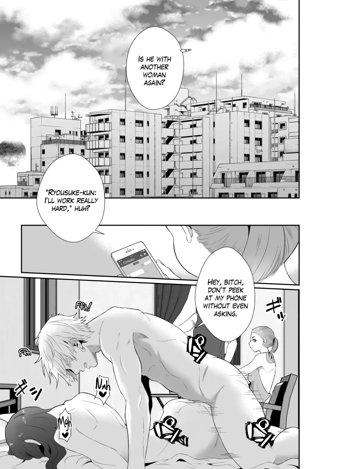[Taguchi Monyata] Uwakisyou no Otto ni Seitenkan Kusuri o Nomase Tsuzuketa Kekka | The Results of Making my Adulterous Husband Continuously Drink a Gender-Bending Drug Fhentai - Page 4