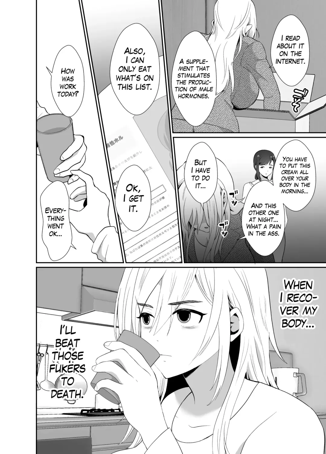 [Taguchi Monyata] Uwakisyou no Otto ni Seitenkan Kusuri o Nomase Tsuzuketa Kekka | The Results of Making my Adulterous Husband Continuously Drink a Gender-Bending Drug Fhentai - Page 51