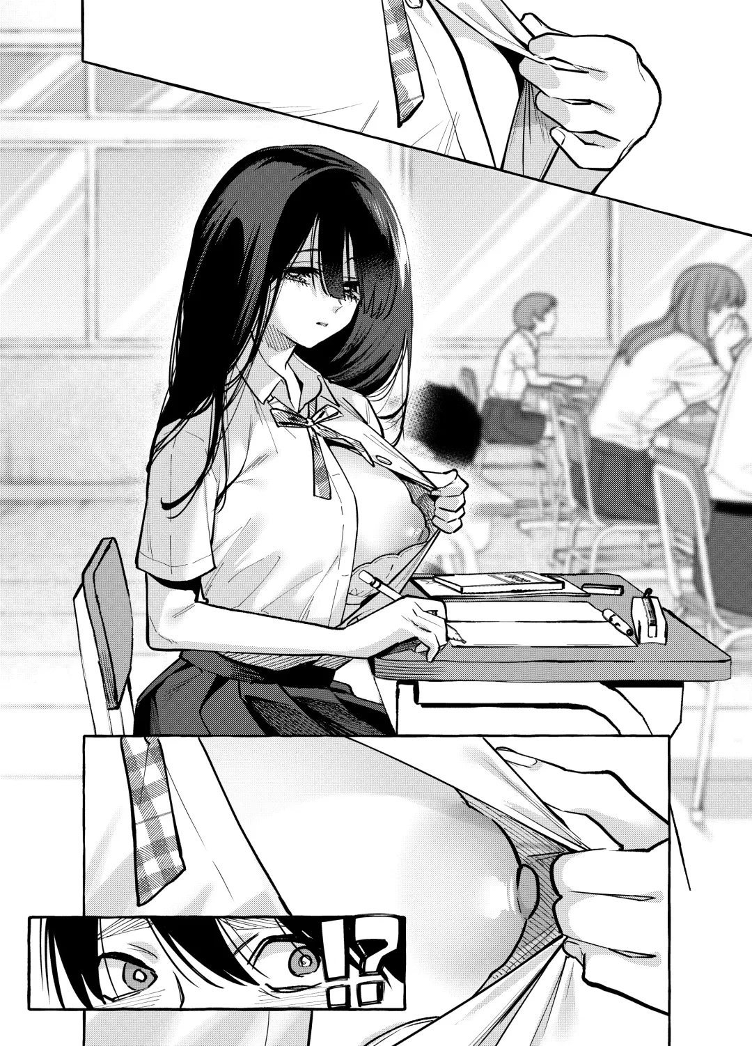 [Karasuma Yayoi - Yamagara Tasuku] Tonari no Seki no Mamiya-san - Mamiya shows off her boobs. Fhentai - Page 5