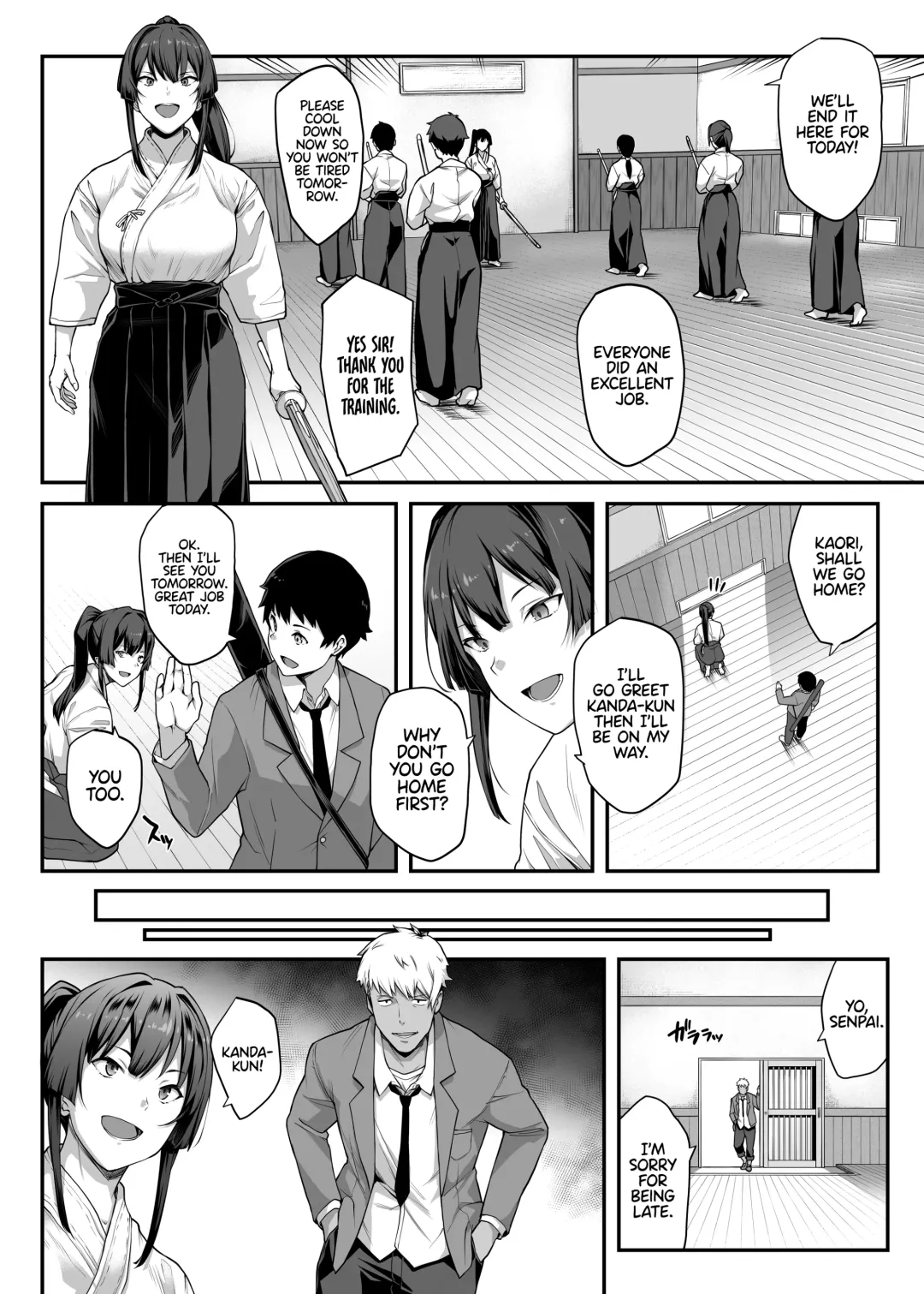 [Kaedeko - Yozo] Kendoubu Shushou de Osananajimi no Bijin de Tsuyoi Boku no Kanojo ga, Charao ni Assari Otosareru Wake ga Nai Fhentai - Page 14