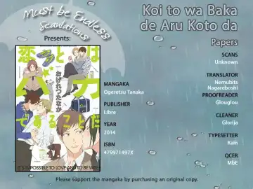 [Ogeretsu Tanaka] Koi to wa Baka de Aru Koto da - It's Impossible To Love And To Be Wise! Fhentai - Page 180