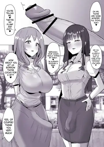 [Sella] Futanari Kaiwai no Free Chinpo | The Futanari's Slinging Free Dick Around The Neighbourhood Fhentai - Page 3