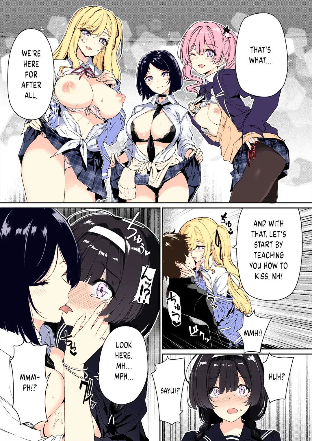 [Kazakura] InCha Couple ga You Gal-tachi to SEX Training Suru Hanashi Fhentai.net - Page 15