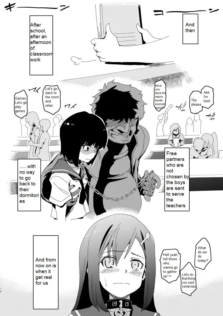 [Yaneko Uta] Zettai Fukujuu Gakuen Gakuen Annai Hen | Absolute Obedience Academy - School Guide Edition Fhentai.net - Page 15