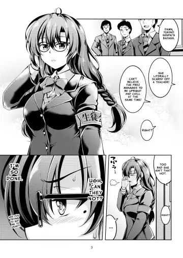 [Windart] Uraaka Liver Take 1 Kyouhaku! Kouochi Seitokaichou -Yukino Kanami- Fhentai - Page 7