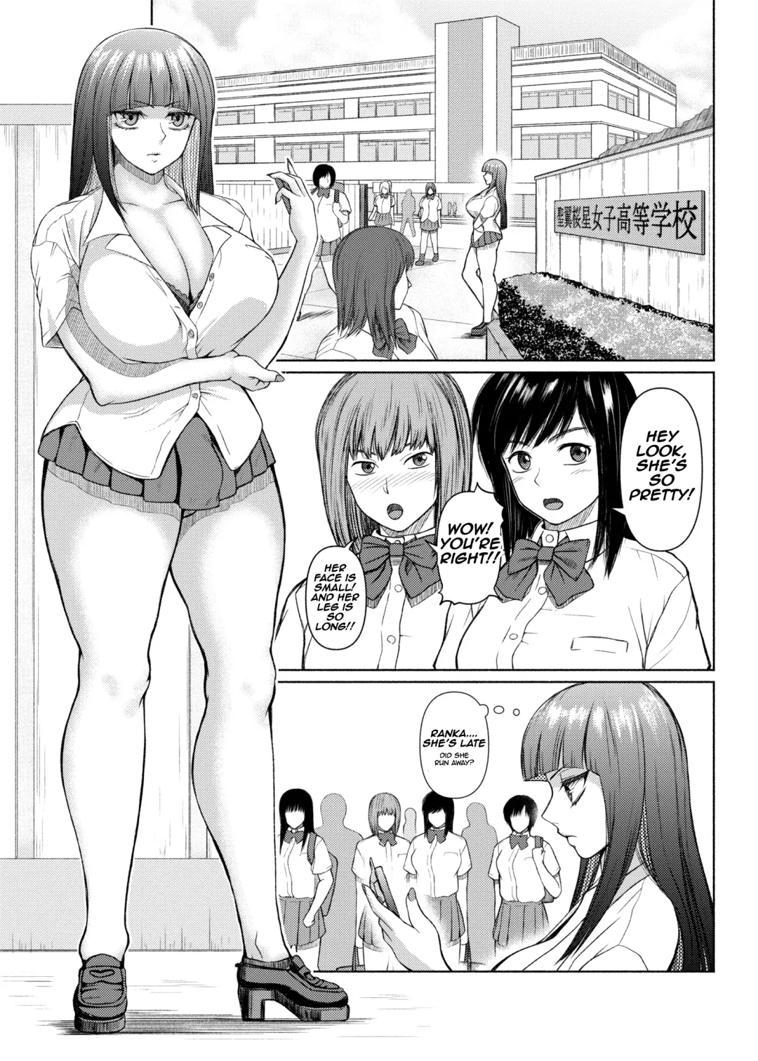 [Nobuhiro] Futanari Bitch Gal wa Suki desu ka? | do you like dick girl bitch gals?  2-4 Fhentai - Page 1
