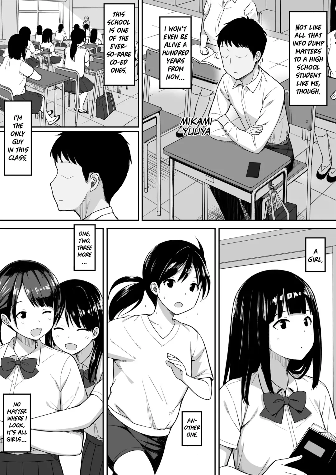 Otoko no Kazu ga 10-bun no 1 ni Natta Sekai de Shitai Houdai | I wanna fuck a lot in a world where males are a tenth of the population! Fhentai - Page 3
