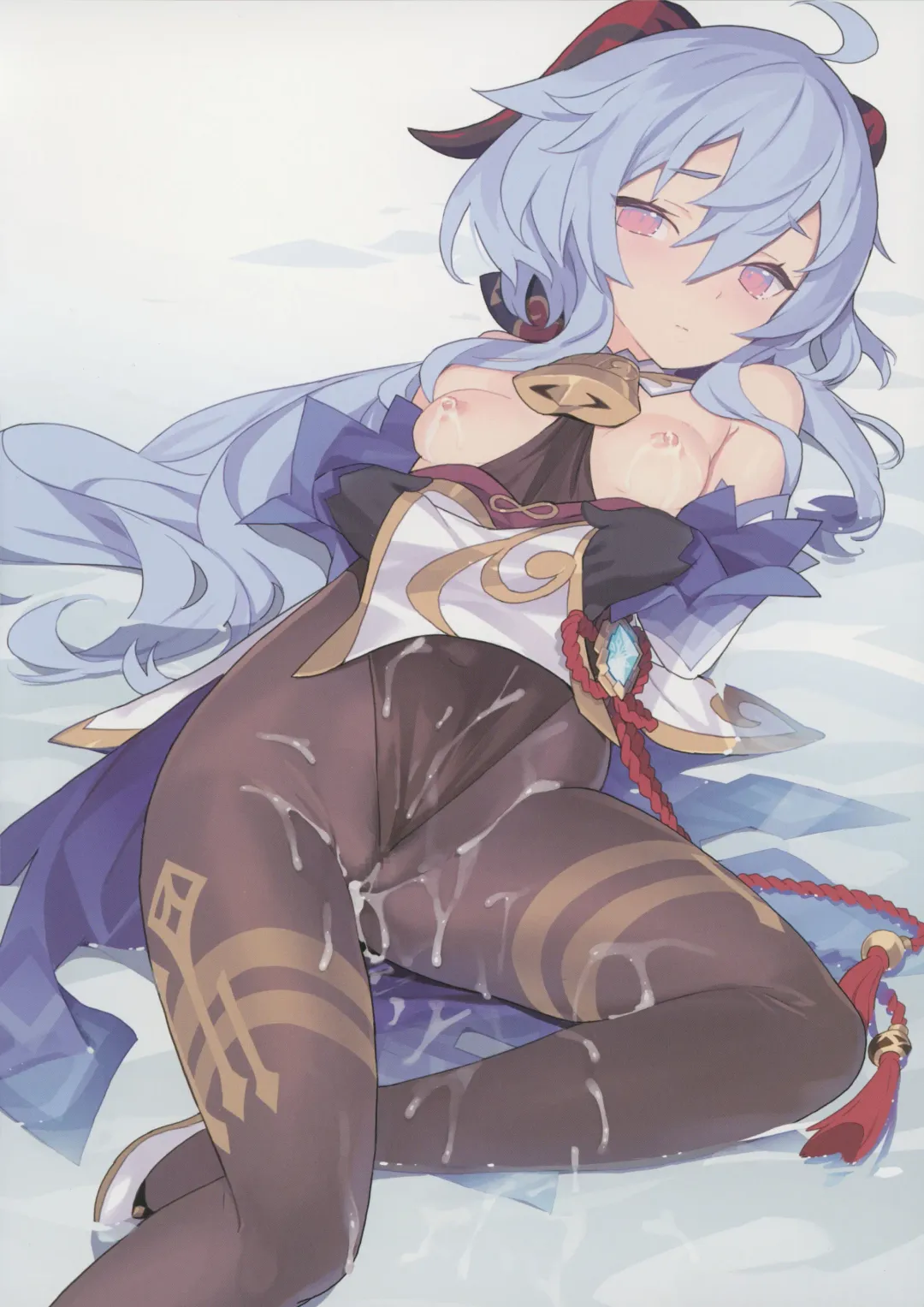 [Blade] Oshigoto o Hakadorasete Kureru Ganyu-sama. | Ganyu-sama Who Keeps The Work Going. Fhentai - Page 3