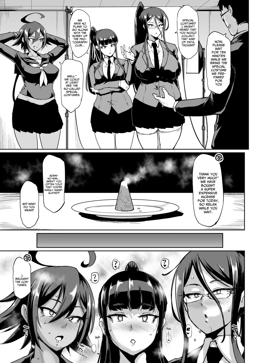 [Fan No Hitori] 『JK EXORCISM CLUB SEASON 2』 Mating under the effect of aphrodisiac & photographing it [English] [xinsu]+ Fhentai - Page 2