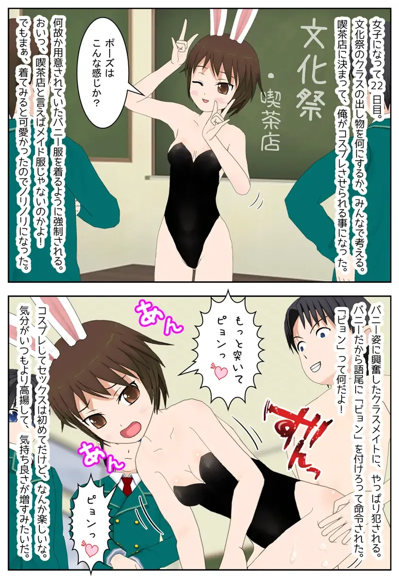 ある日突然、男子校に通う俺が女子になった日記 Fhentai - Page 23