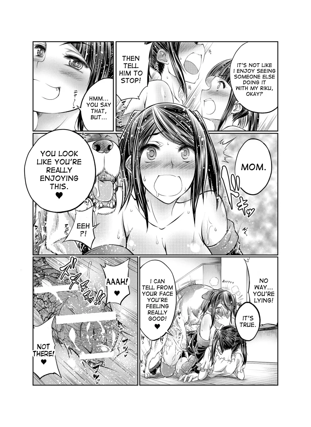 [Tenzen Miyabi] Musume no Kareshi wa Wan-chan!? Okaasan Yurushimasen! | My Daughter's Boyfriend is a dog. As her mother, I won't allow it! Fhentai - Page 24