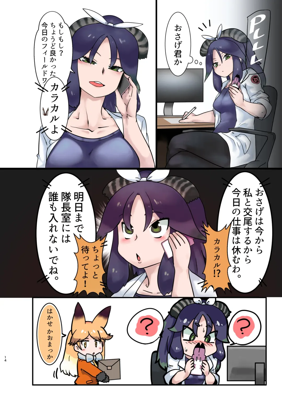 [Dull - Milli] Naniyo~! Caracal Mama Goudou Fhentai - Page 14