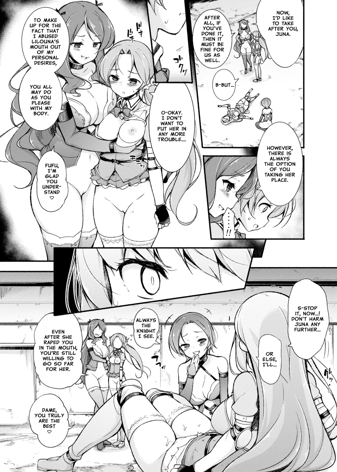 [Motomushi] Onna Kishi Sei Ruruna ~Kishi Mahou Gakuen Intan~ | Maiden Knight Lilouna ~The Degenerate Knight-Mage Academy Feud~ Fhentai - Page 25
