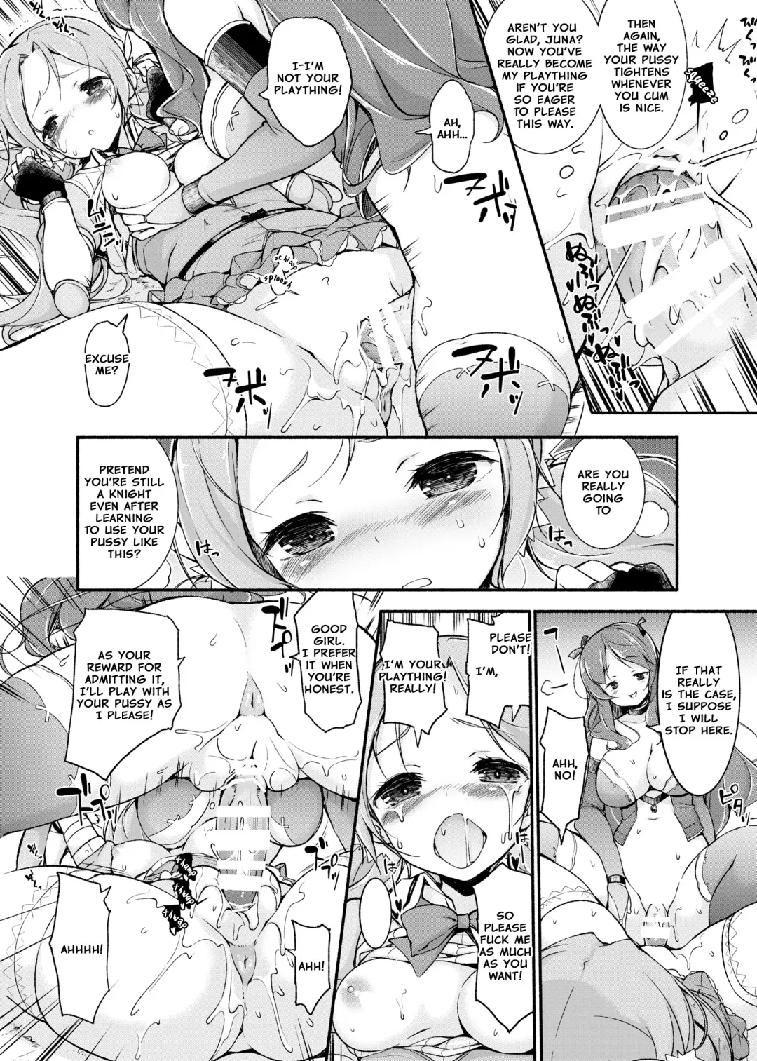 [Motomushi] Onna Kishi Sei Ruruna ~Kishi Mahou Gakuen Intan~ | Maiden Knight Lilouna ~The Degenerate Knight-Mage Academy Feud~ Fhentai - Page 32