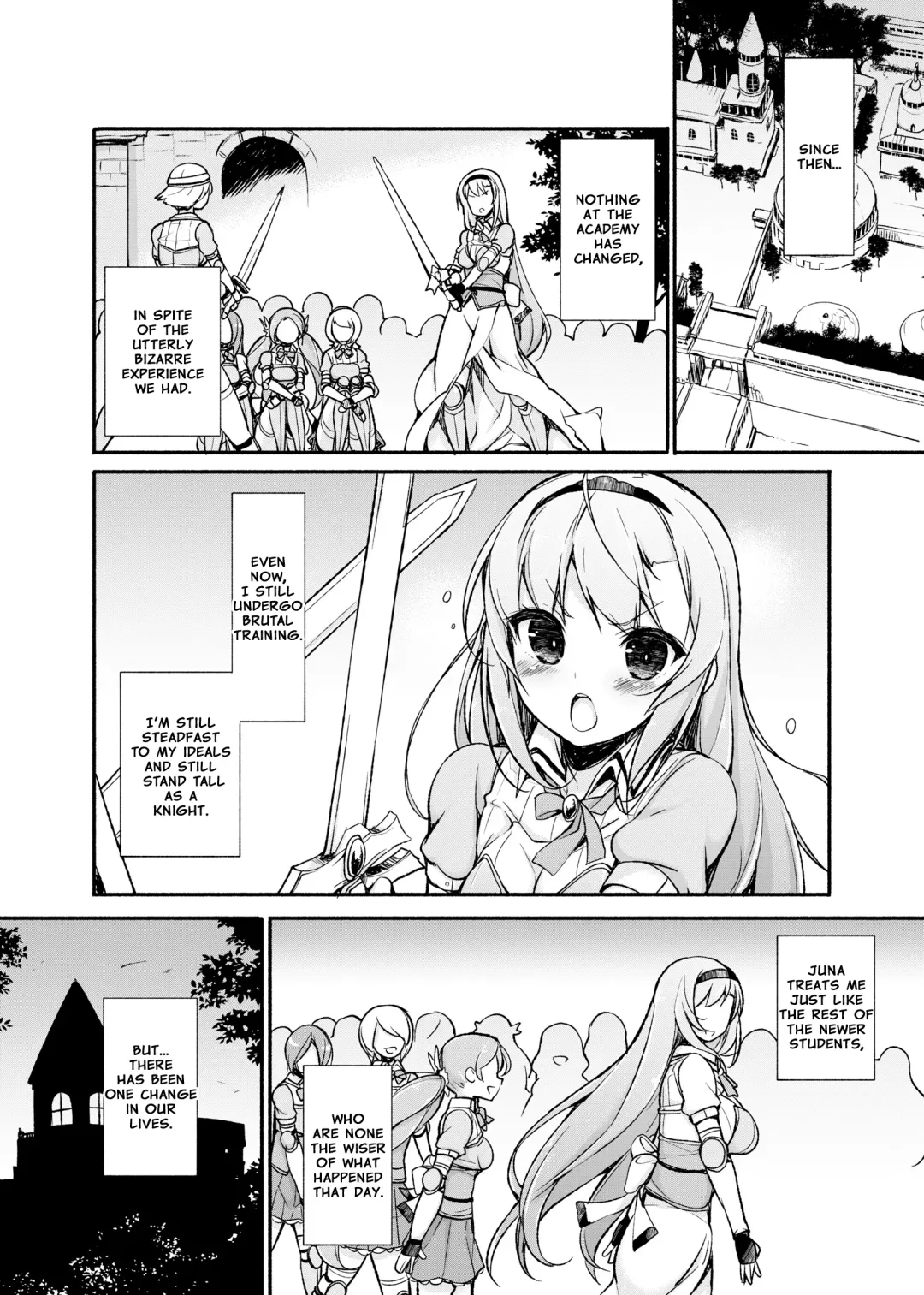 [Motomushi] Onna Kishi Sei Ruruna ~Kishi Mahou Gakuen Intan~ | Maiden Knight Lilouna ~The Degenerate Knight-Mage Academy Feud~ Fhentai - Page 59