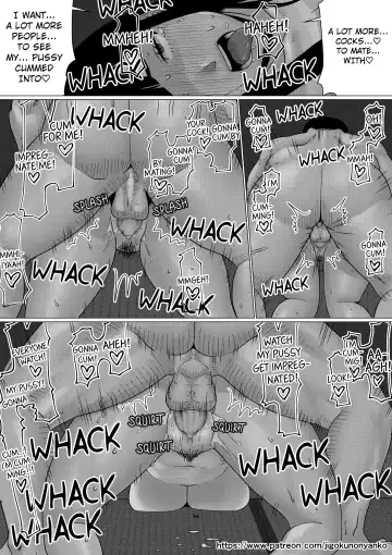 [Jigoku No Nyanko] Chieri-san wa Makerarenai! 3 -Otto Kounin de Dare no Seishi demo Jusei suru Hentai Benki Zuma- Dai 1-kan | Chieri-san Never Gives Up! 3 Perverted toilet wife who fertilizes anyone's sperm with her husband's approval Fhentai - Page 44