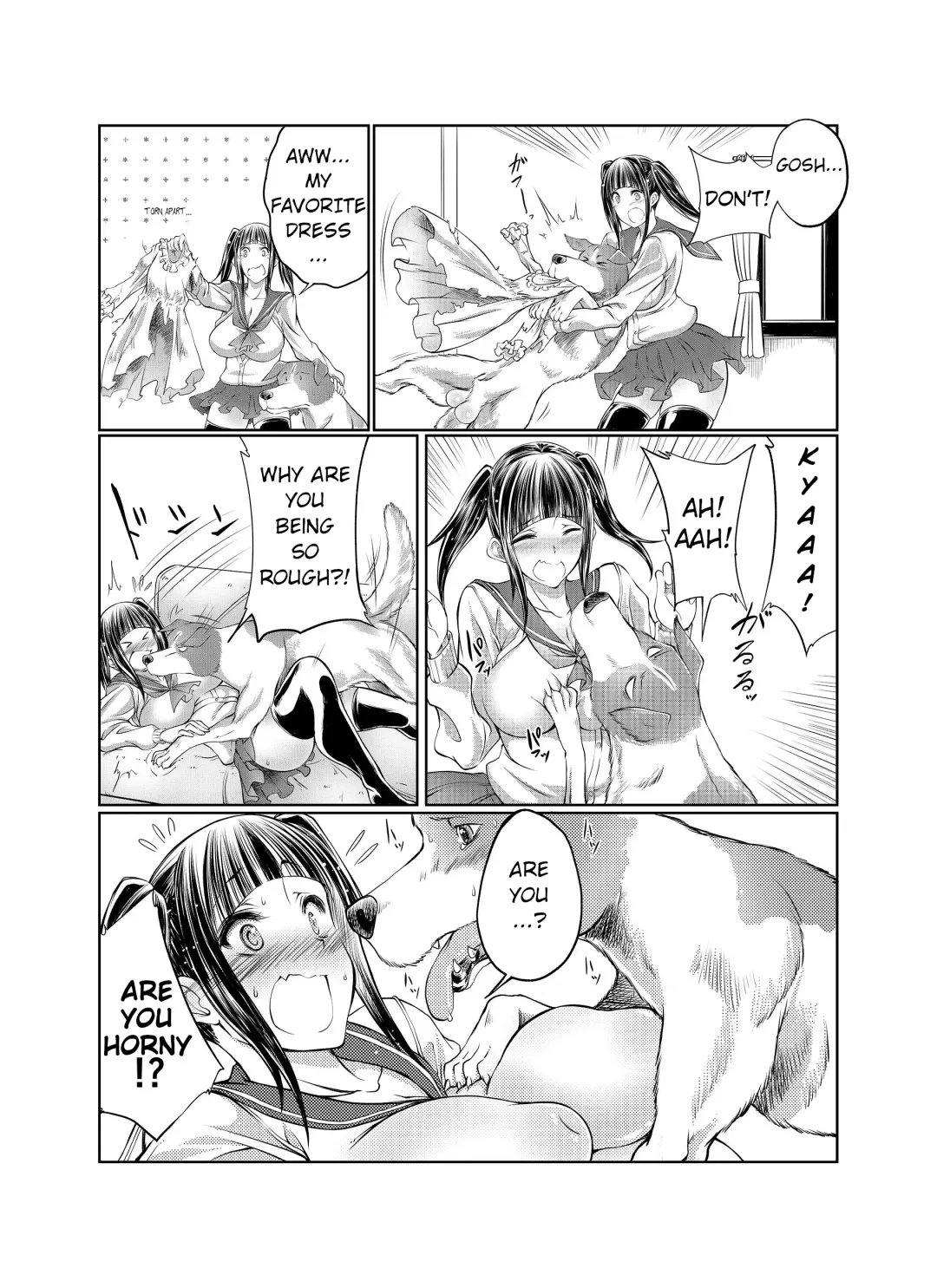 [Tenzen Miyabi] Musume Ga Wan-Chan To H-Shita Riyū The Reason Why My Daughter Had Sex With A Dog Fhentai.net - Page 2