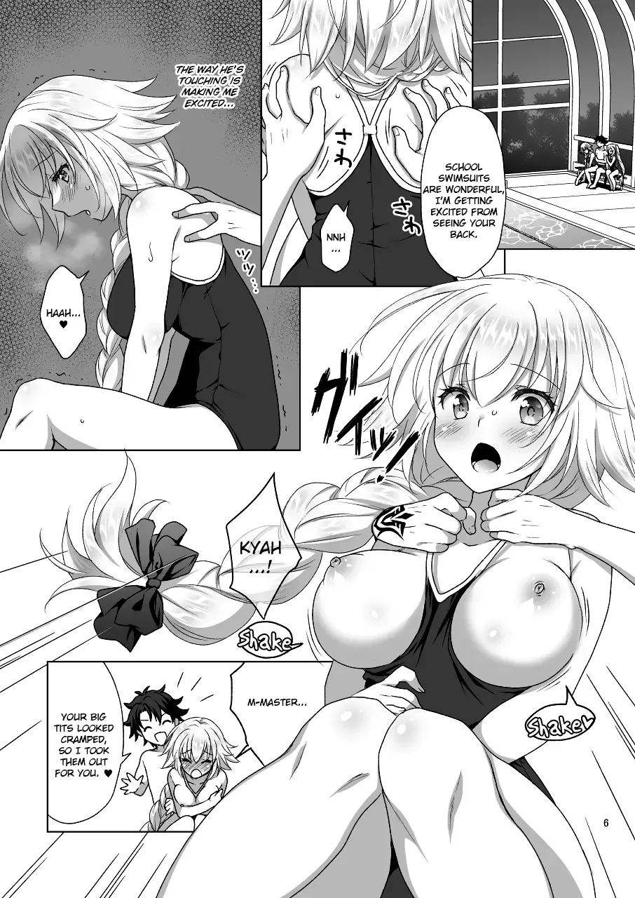 [Mori Marimo] Jeanne & Marie Sukumizu H Shimakuru Hon | A Book About Jeanne's & Maries's School Swimsuits Fhentai - Page 6