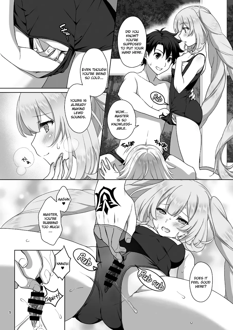 [Mori Marimo] Jeanne & Marie Sukumizu H Shimakuru Hon | A Book About Jeanne's & Maries's School Swimsuits Fhentai - Page 9