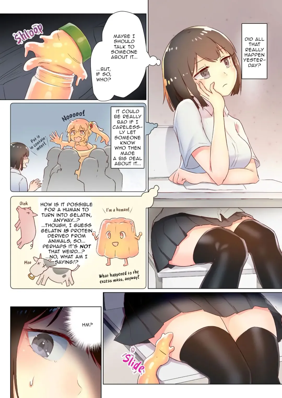 [Ifpark] Senpai, Watashi o Tabete kudasai ~Jelly-ka Shoujo to Toromitsu Ecchi~ (Part 2) | Eat me, Senpai! ~The Gelatin Girl and the Thick, Lewd Nectar~ Fhentai - Page 4