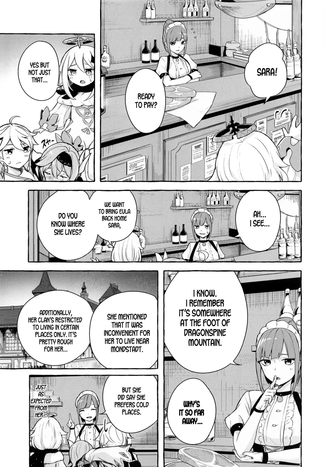 [Sahara Gensei] Eula no Youkai Hannou | Eula's Melting Reaction Fhentai - Page 5