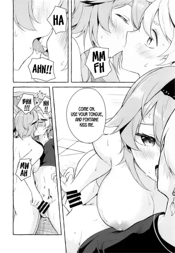[Sahara Gensei] Eula no Youkai Hannou | Eula's Melting Reaction Fhentai - Page 12