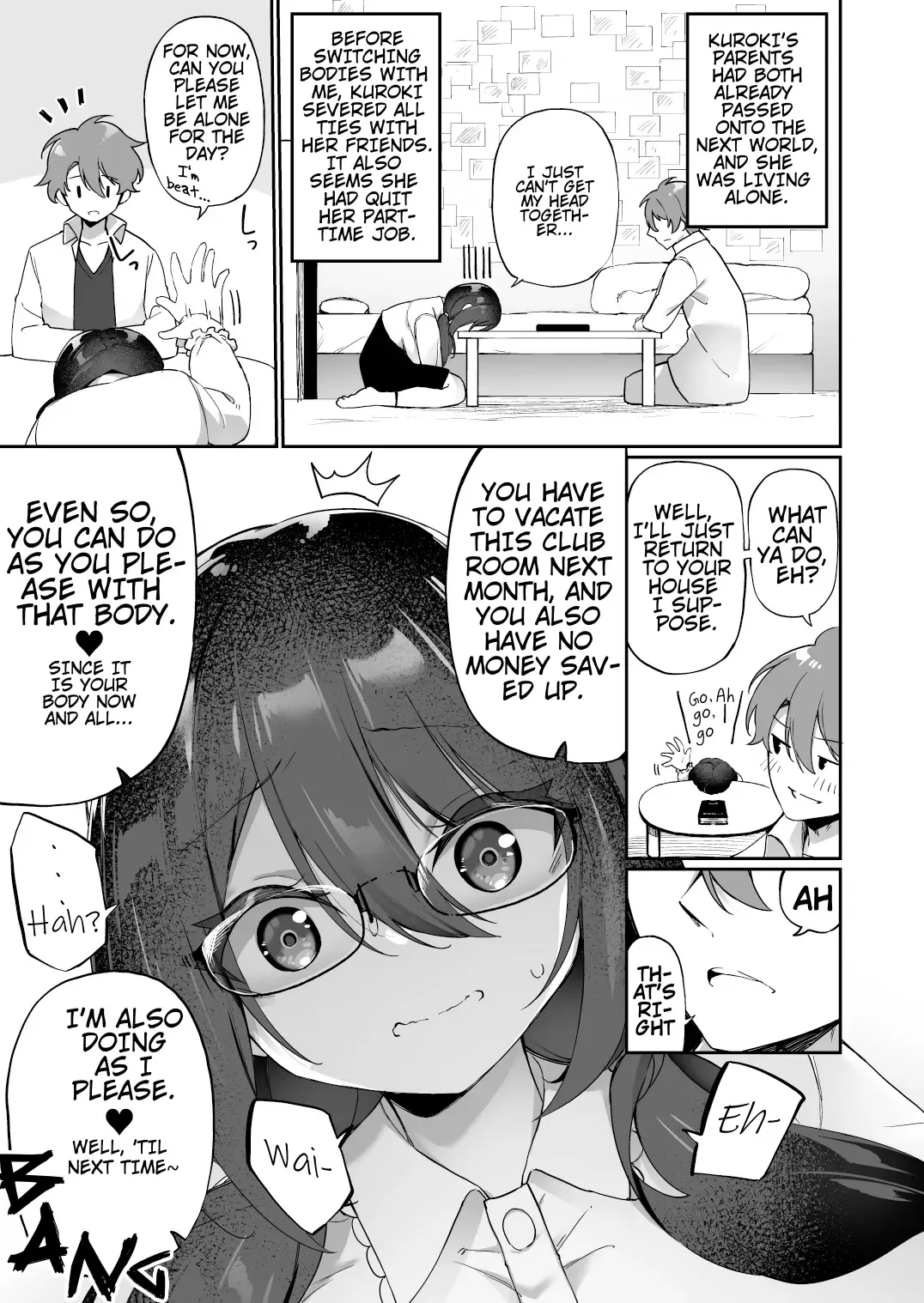 [Kanmuri] I Switched Bodies with my Large-Breasted Yandere Junior Who is Aroused Just by Hearing the Sound of My Voice! Fhentai - Page 20