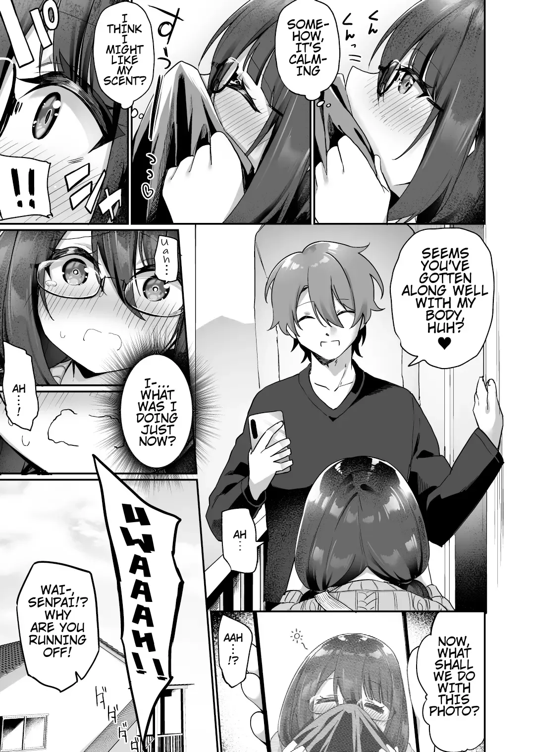 [Kanmuri] I Switched Bodies with my Large-Breasted Yandere Junior Who is Aroused Just by Hearing the Sound of My Voice! Fhentai - Page 28