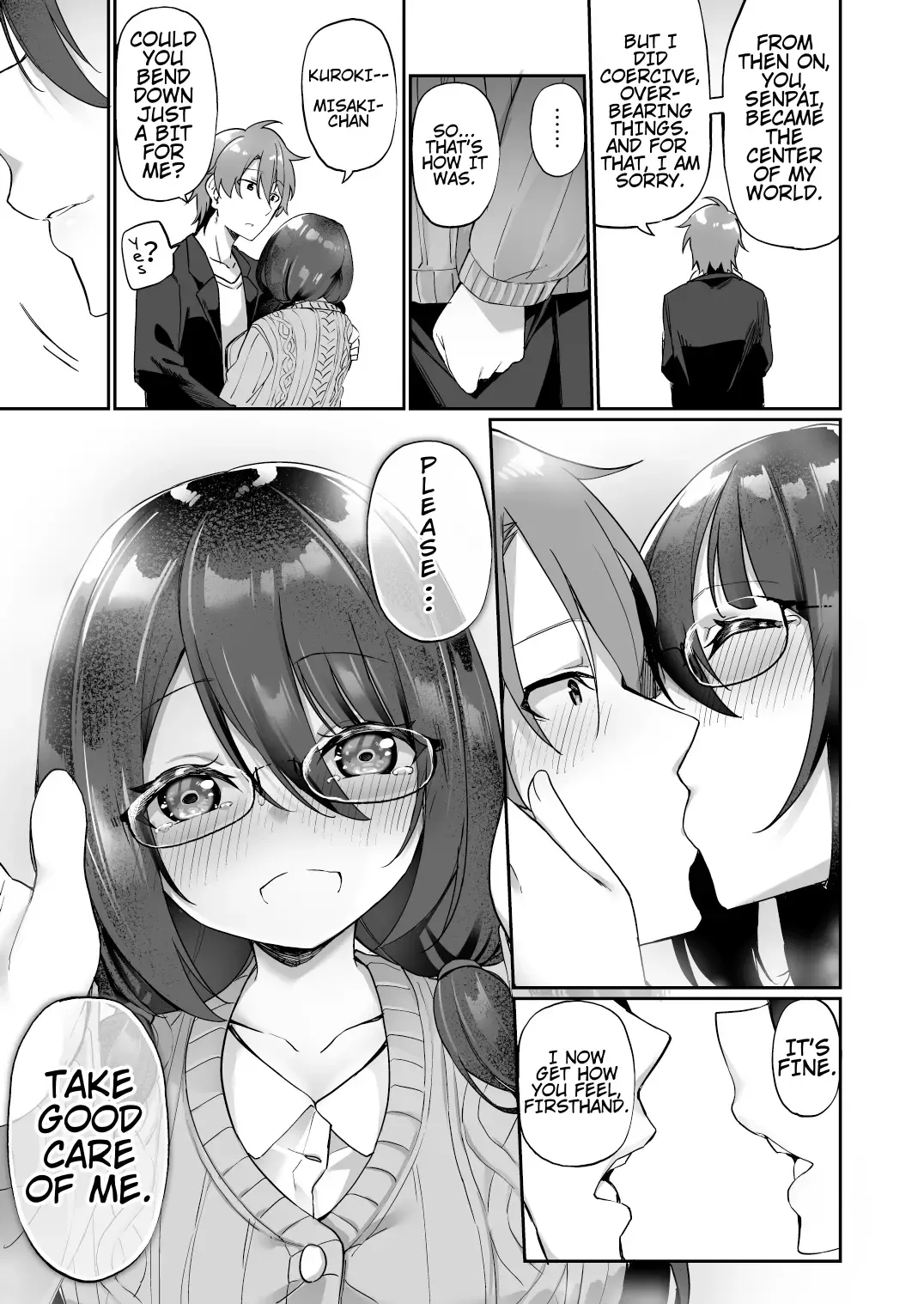 [Kanmuri] I Switched Bodies with my Large-Breasted Yandere Junior Who is Aroused Just by Hearing the Sound of My Voice! Fhentai - Page 36