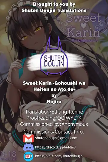 [Nejiro] Sweet Karin -Gohoushi wa Heiten no Ato de- Fhentai.net - Page 29