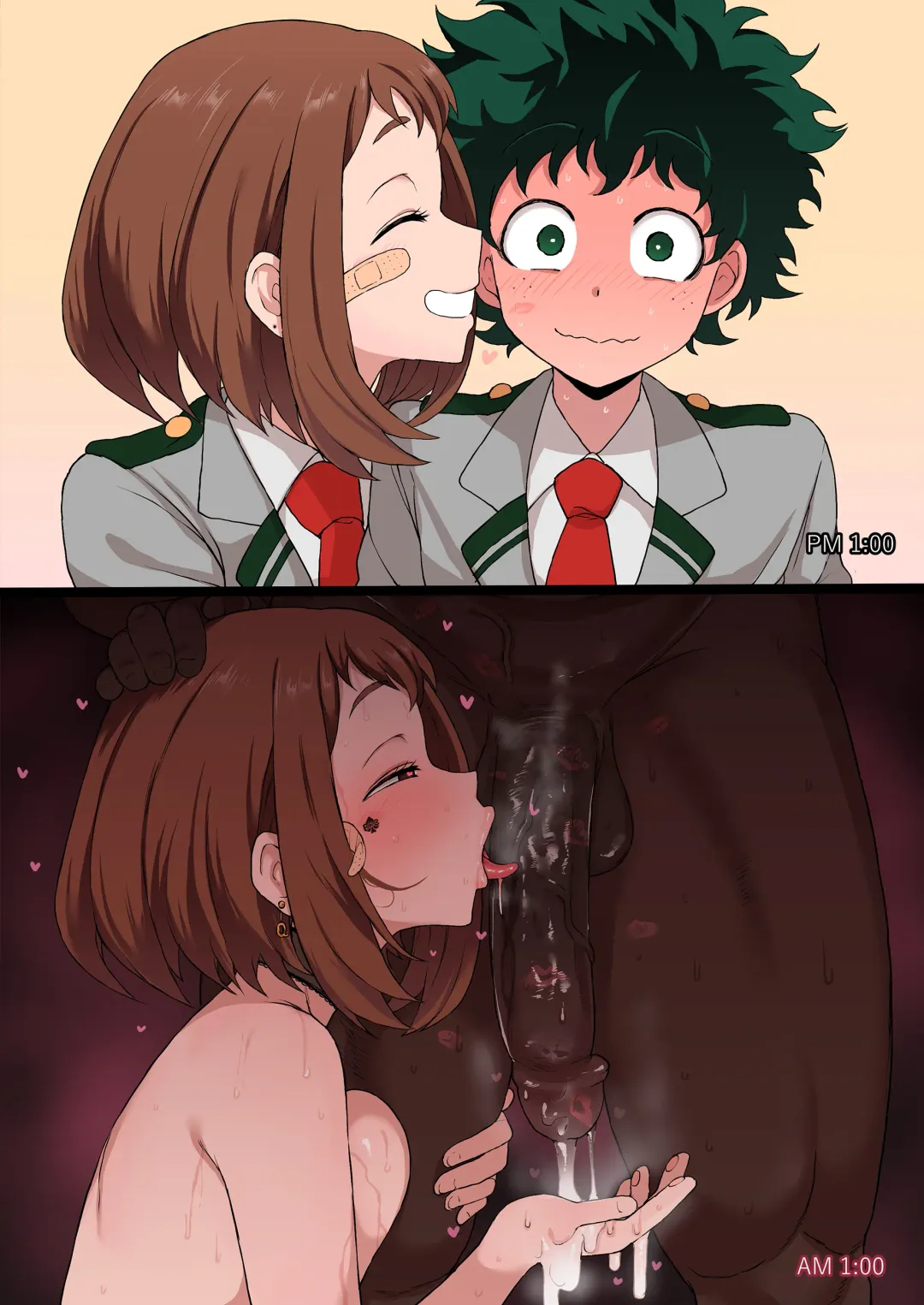 [Terasu Mc] Ochako at noon Ochako at night (decensored) Fhentai.net - Page 5