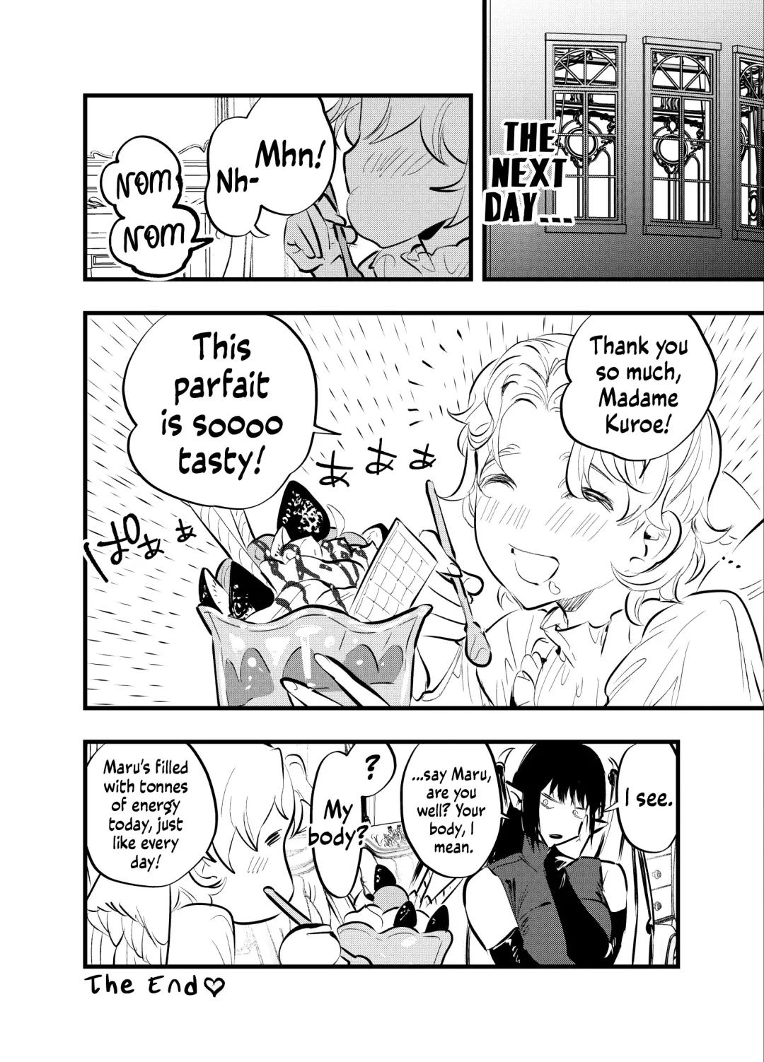 [Chimeda] Futanari Akuma to Moumoku Tenshi | Futanari Devil and the Blind Angel Fhentai - Page 43