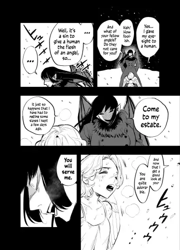 [Chimeda] Futanari Akuma to Moumoku Tenshi | Futanari Devil and the Blind Angel Fhentai - Page 3