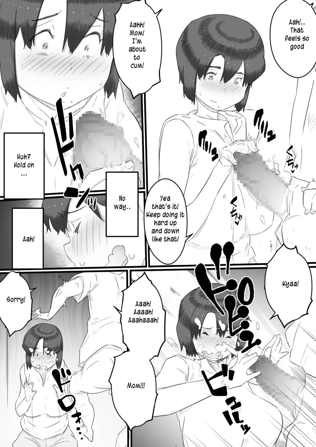 [Hirekatsu] Hitorigurashi no Musuko no Heya de | Staying over at my son's apartment Fhentai - Page 11