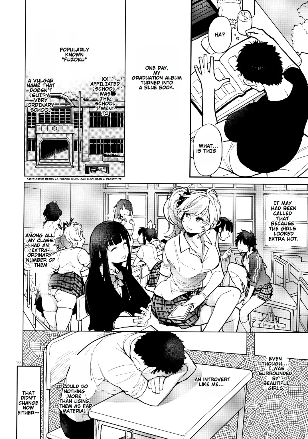 [Kagami - Rei] Doukyuusei Fuuzoku | Hooker Classmates Fhentai.net - Page 9