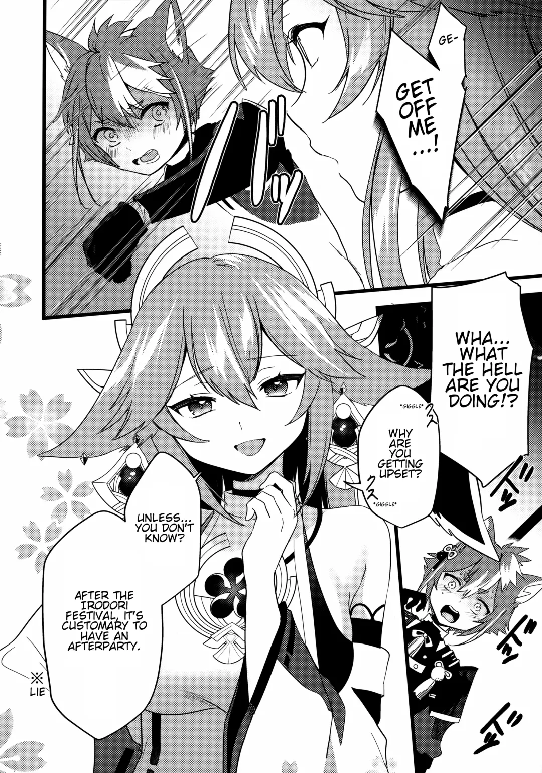 [Kazepana] Inu to Kitsune ga Majiwaru Yoru ni | The Relationship Between The Dog And Fox In The Night Fhentai - Page 8