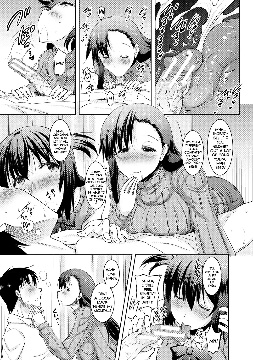 [Pony R] Kyonyuu Oyako no Shita to Shikyuu ni Renzoku Shasei Ch. 1-3 Fhentai.net - Page 51