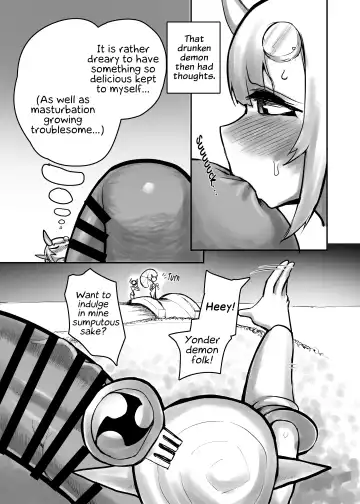 [Nisin] Futanari Oni no Onitamazake | Futanari Demon's Oni Nut Sake Fhentai - Page 12